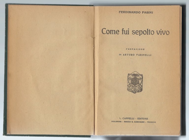 Come fui sepolto vivo