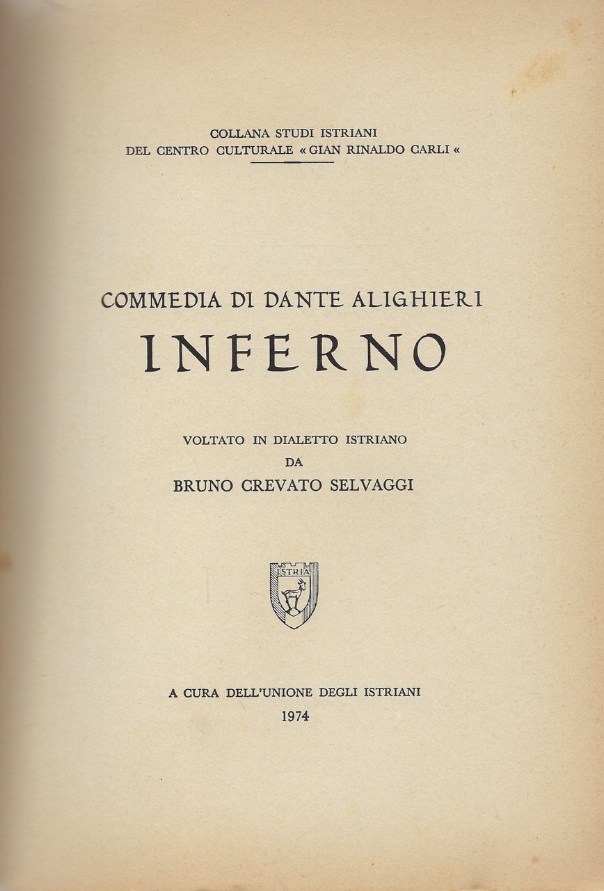 Commedia di Dante Alighieri Inferno