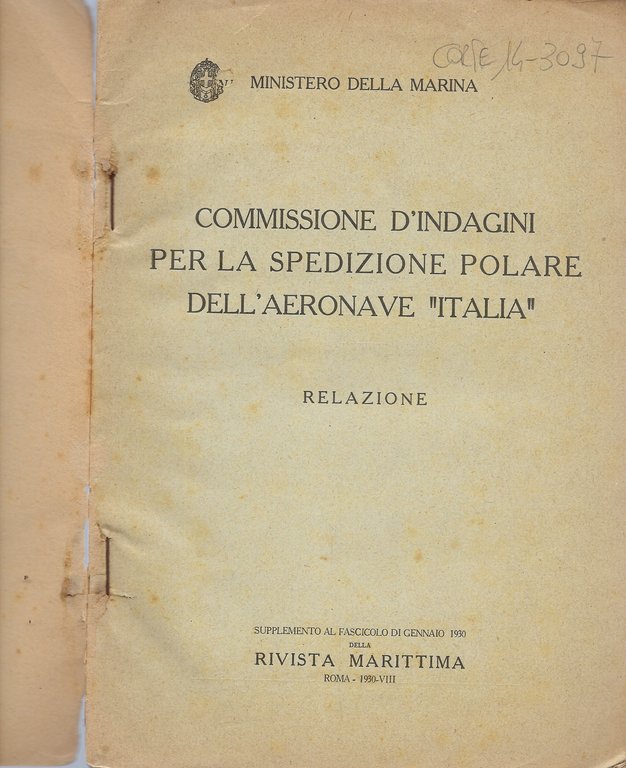 Commissione d'indagini per la spedizione polare dell'Aeronave "Italia"