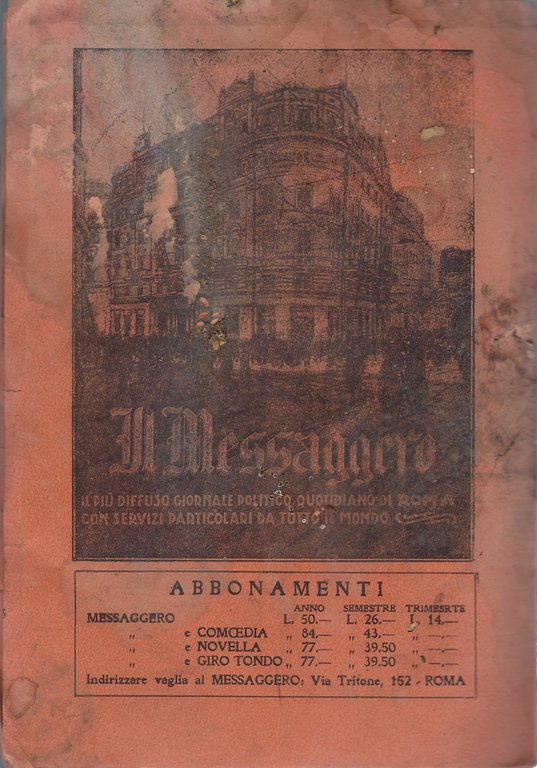 Comoedia - Periodico di commedie e di vita teatrale. N …