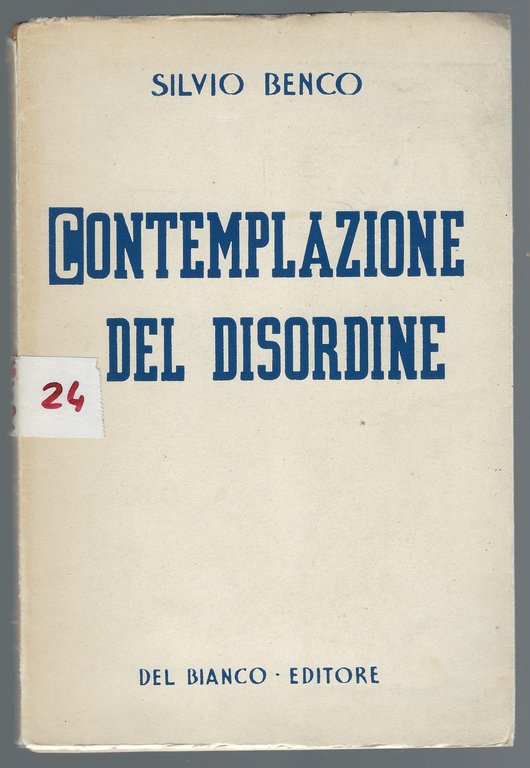 Contemplazione del disordine