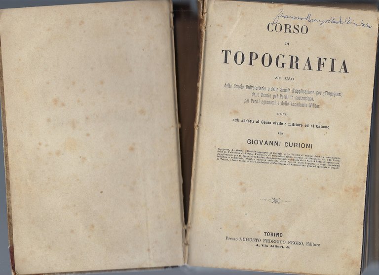 Corso di topografia.