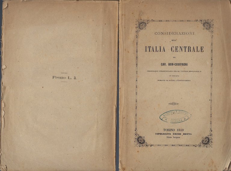 Considerazioni sull'Italia centrale