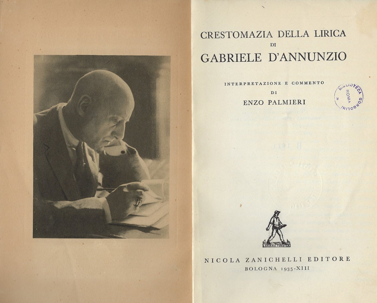Crestomazia della lirica di Gabriele D'Annunzio. Interpretazione e commento di …