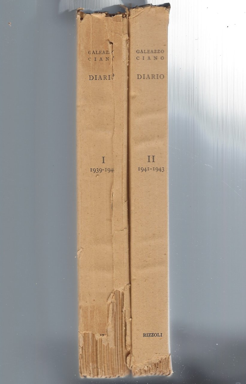 Diario. Volume primo: 1939-1940 / Volume secondo: 1941-1943