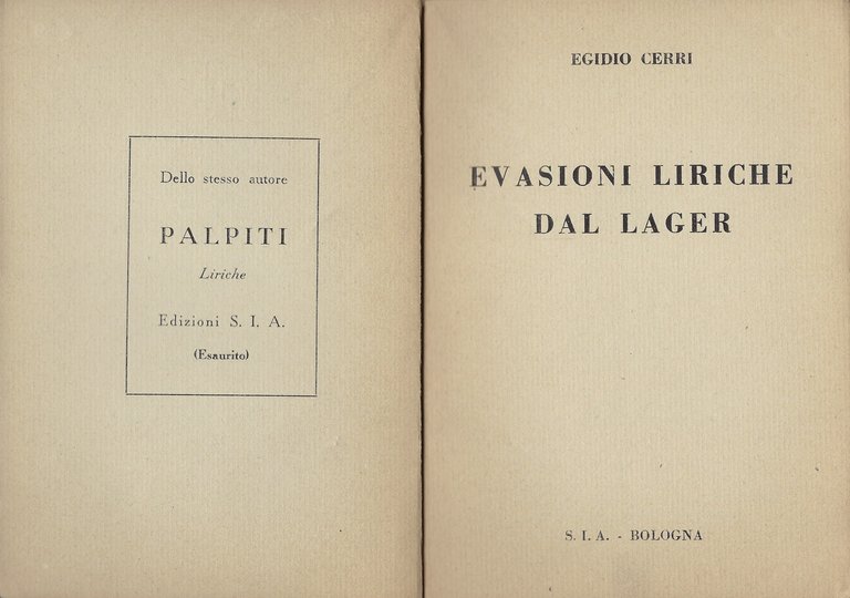 Evasioni liriche dal lager