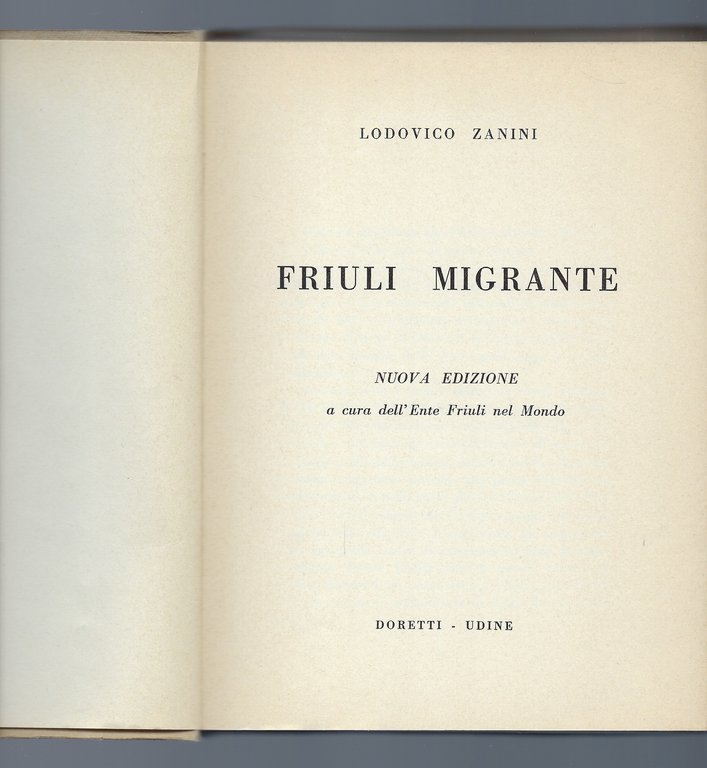 Friuli migrante