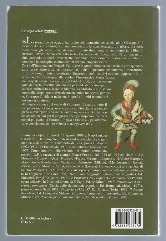 Giuseppe II. Un Asburgo rivoluzionario.