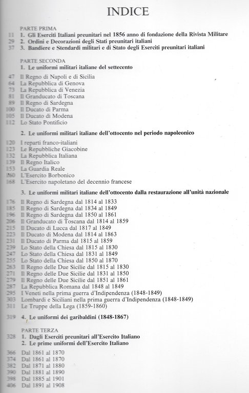 Gli eserciti Italiani dagli stati preunitari all'unità nazionale