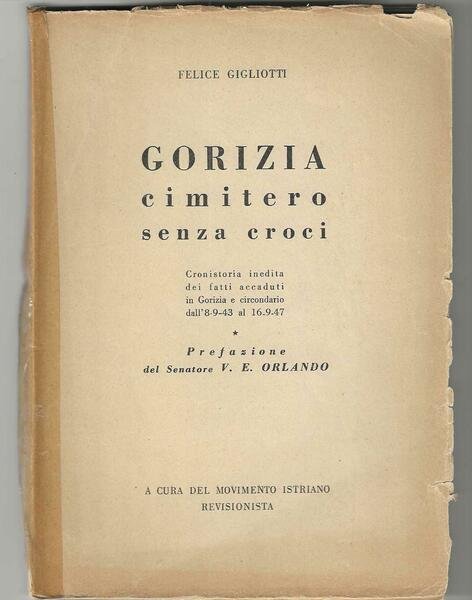 "Gorizia cimitero senza croci"