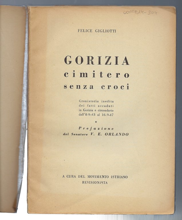 "Gorizia cimitero senza croci"