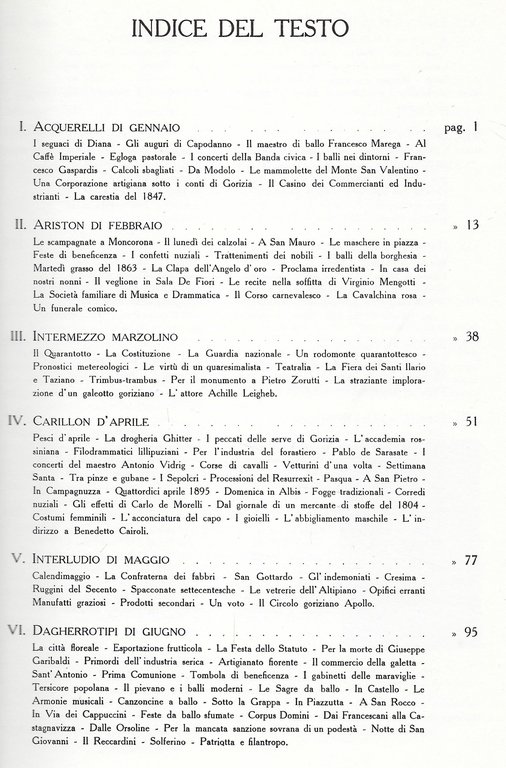 Gorizia d'altri tempi