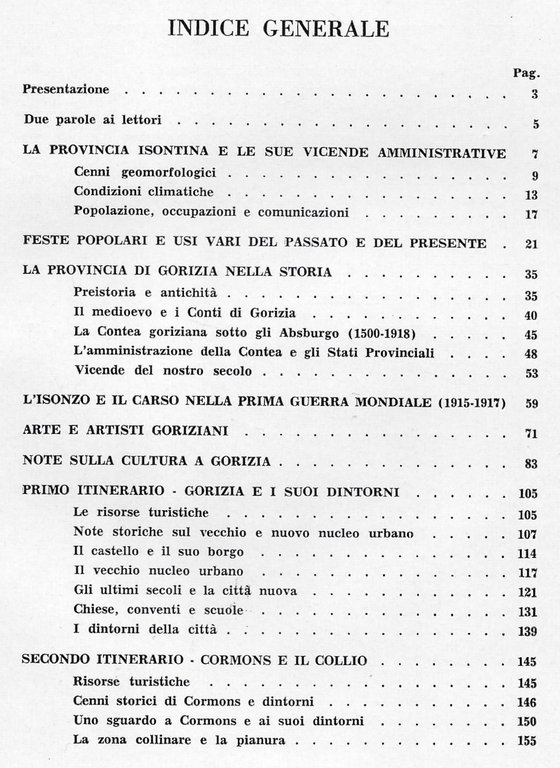 Gorizia e la Provincia Isontina