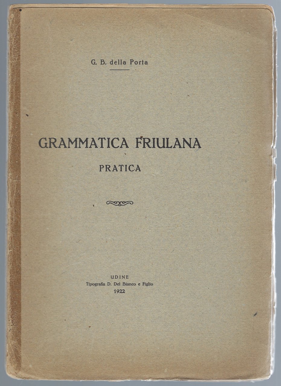 Grammatica friulana pratica