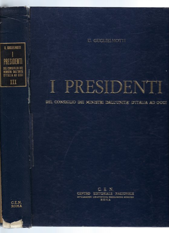 I presidenti del consiglio dei ministri dall' unità d'Italia ad …