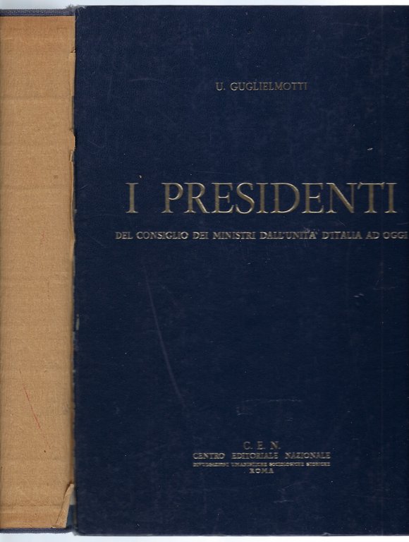 I presidenti del consiglio dei ministri dall' unità d'Italia ad …