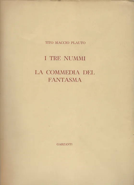 I tre Nummi La Commedia del fantasma
