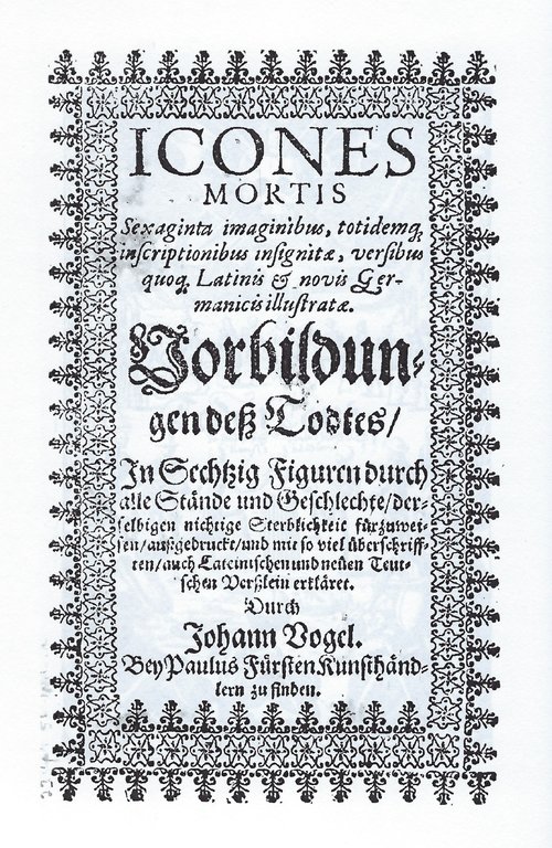 Icones mortis: sexaginta imaginibus, totidemq(ue) (Volume I) - Holbein Hans, …