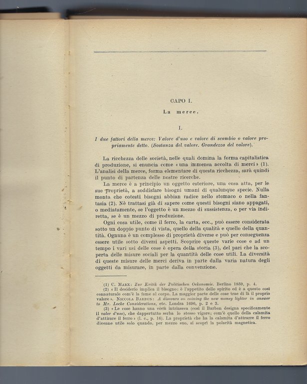Il capitale. Critica dell'economia politica.