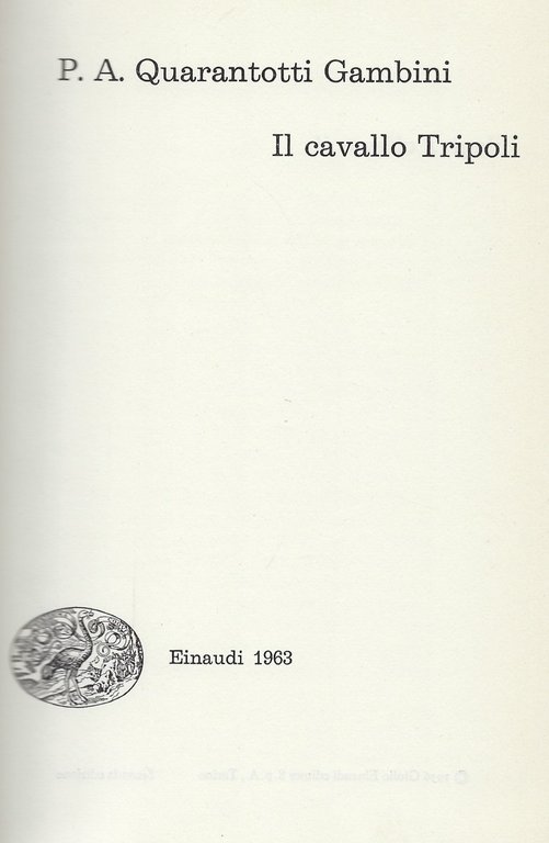 Il cavallo Tripoli