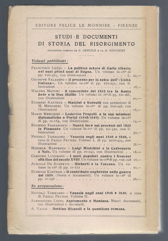 Il contributo ungherese nella guerra del 1859 (storia e documenti)