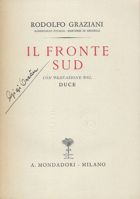 Il fronte sud