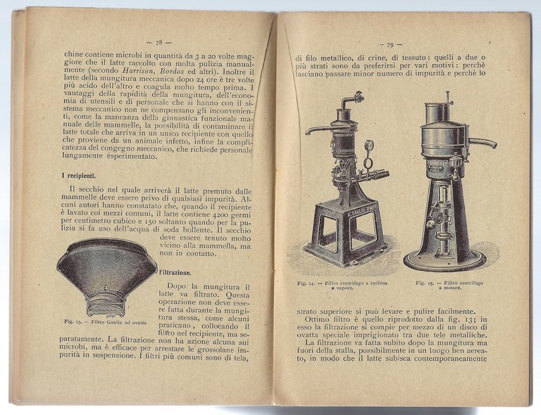 Il latte nella produzione e nell'igiene dell'alimentazione.