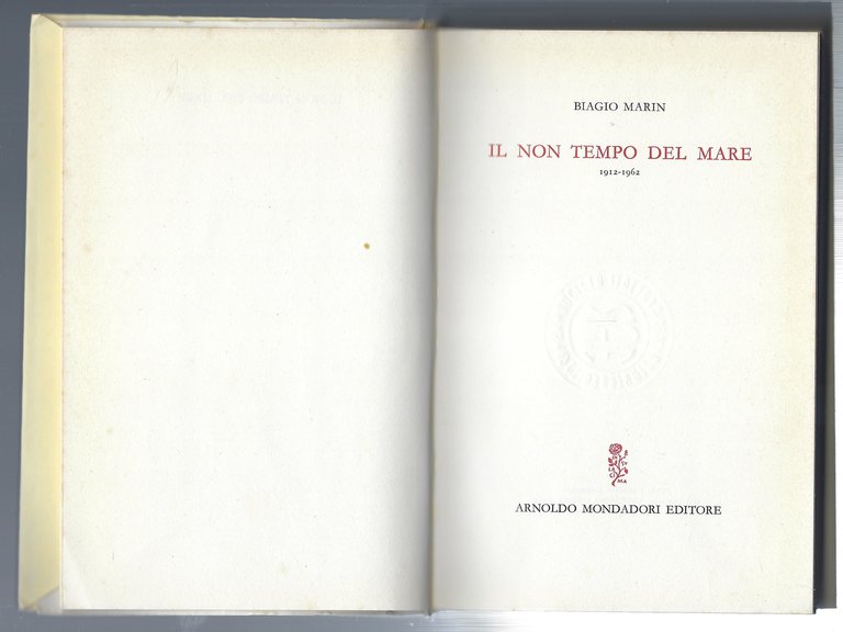 Il non tempo del mare