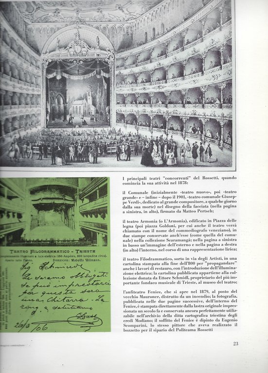 Il Politeama Rossetti 1878-1978 un secolo di vita triestina nelle …