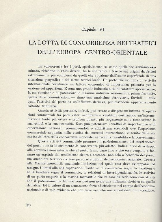 "Il Porto di Trieste nell'Era Fascista". Anni I-XIII. Aspetti Economici