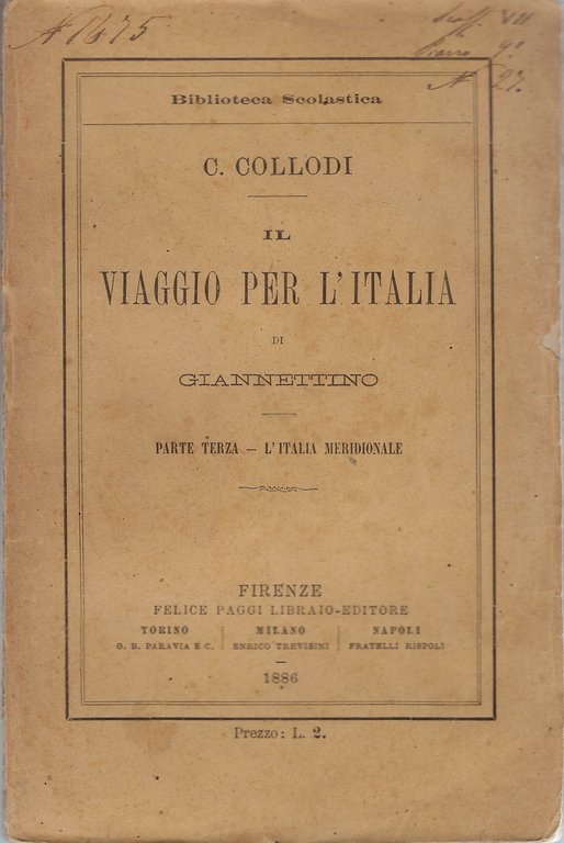 Il viaggio per l'Italia di Giannettino.