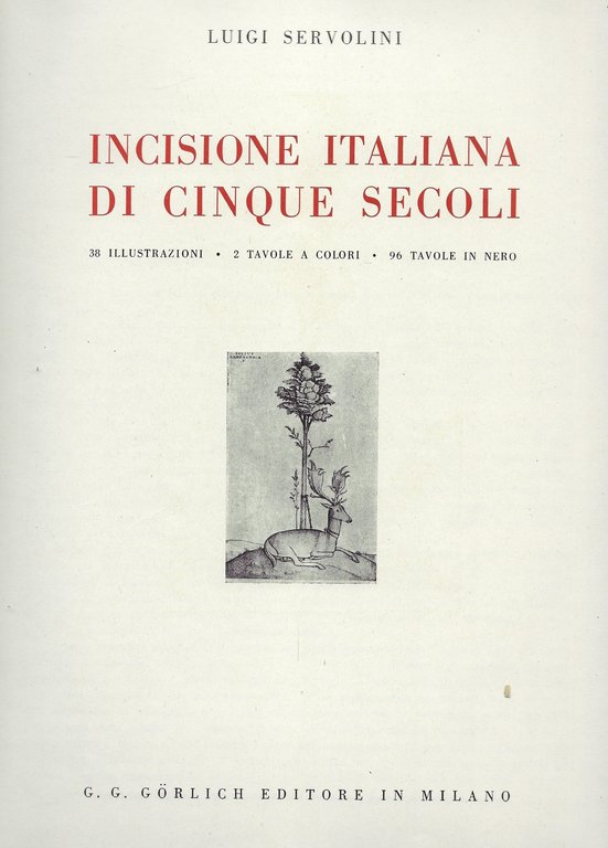 Incisione italiana di cinque secoli