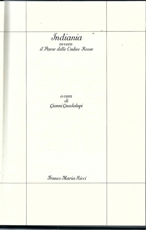 Indiana il paese delle Ombre rosse