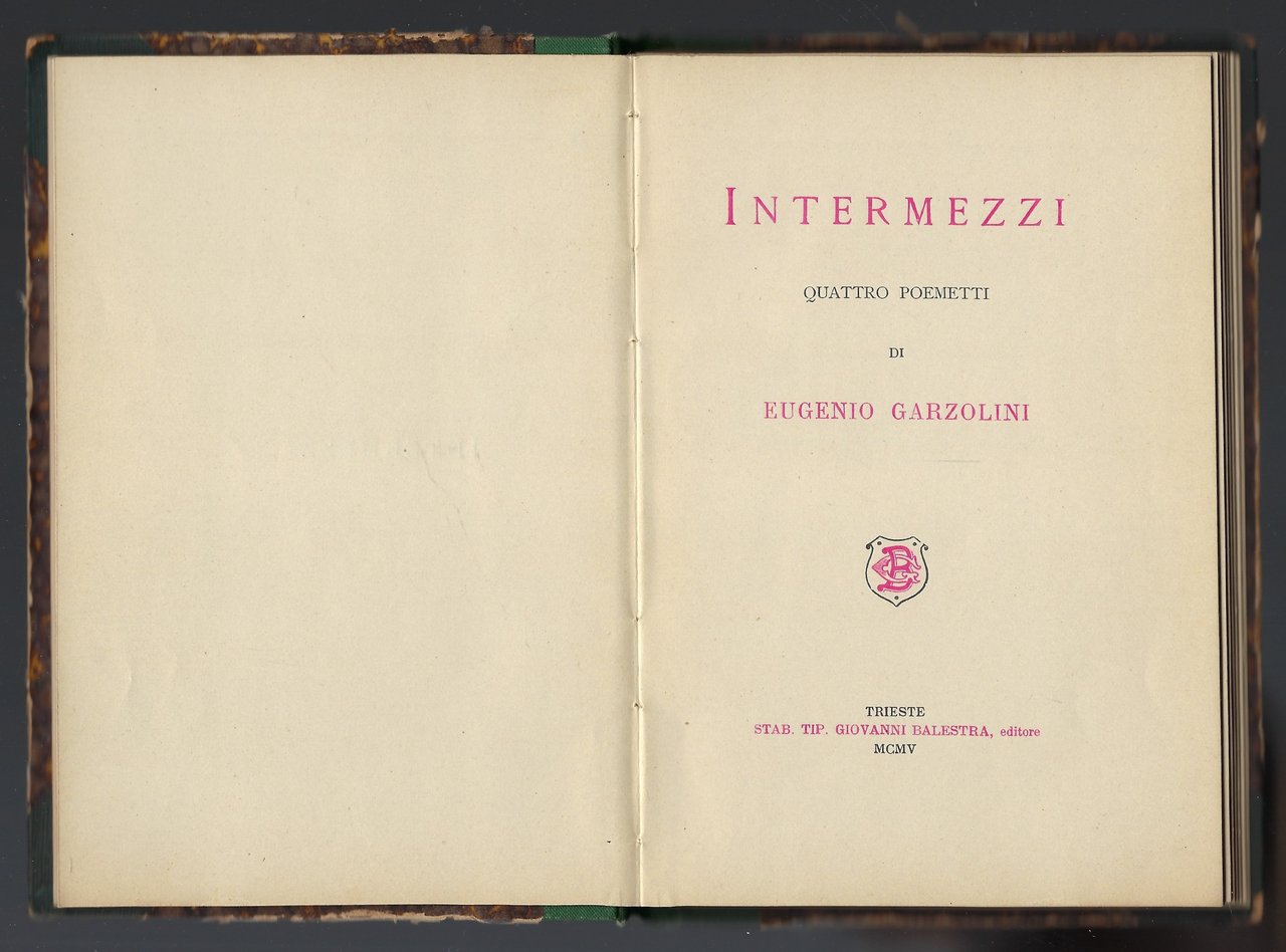 Intermezzi. Quattro poemetti
