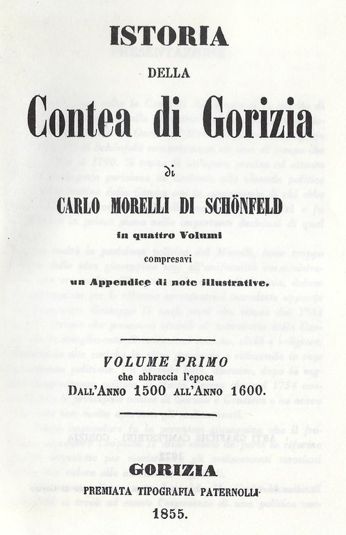 Istoria della Contea di Gorizia