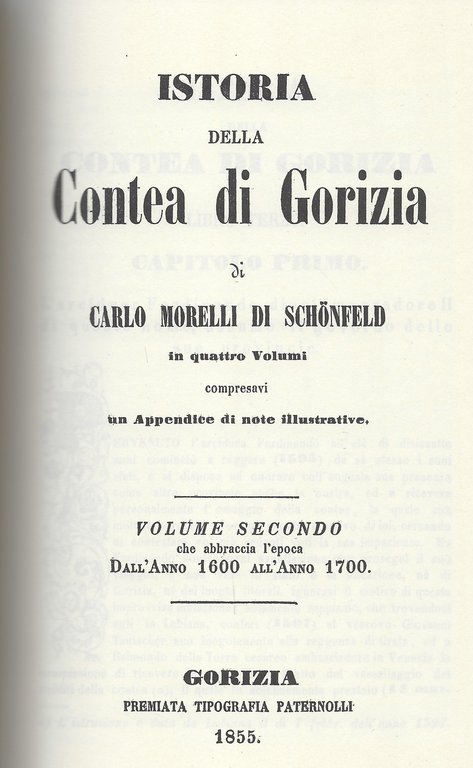 Istoria della Contea di Gorizia