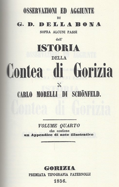 Istoria della Contea di Gorizia