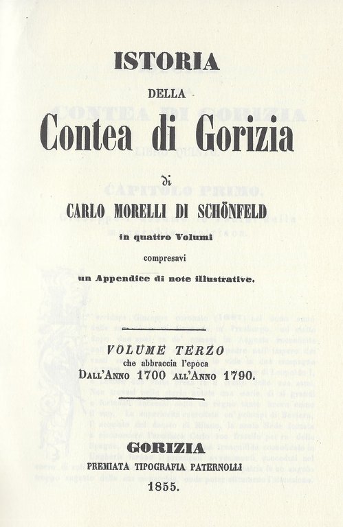 Istoria della Contea di Gorizia