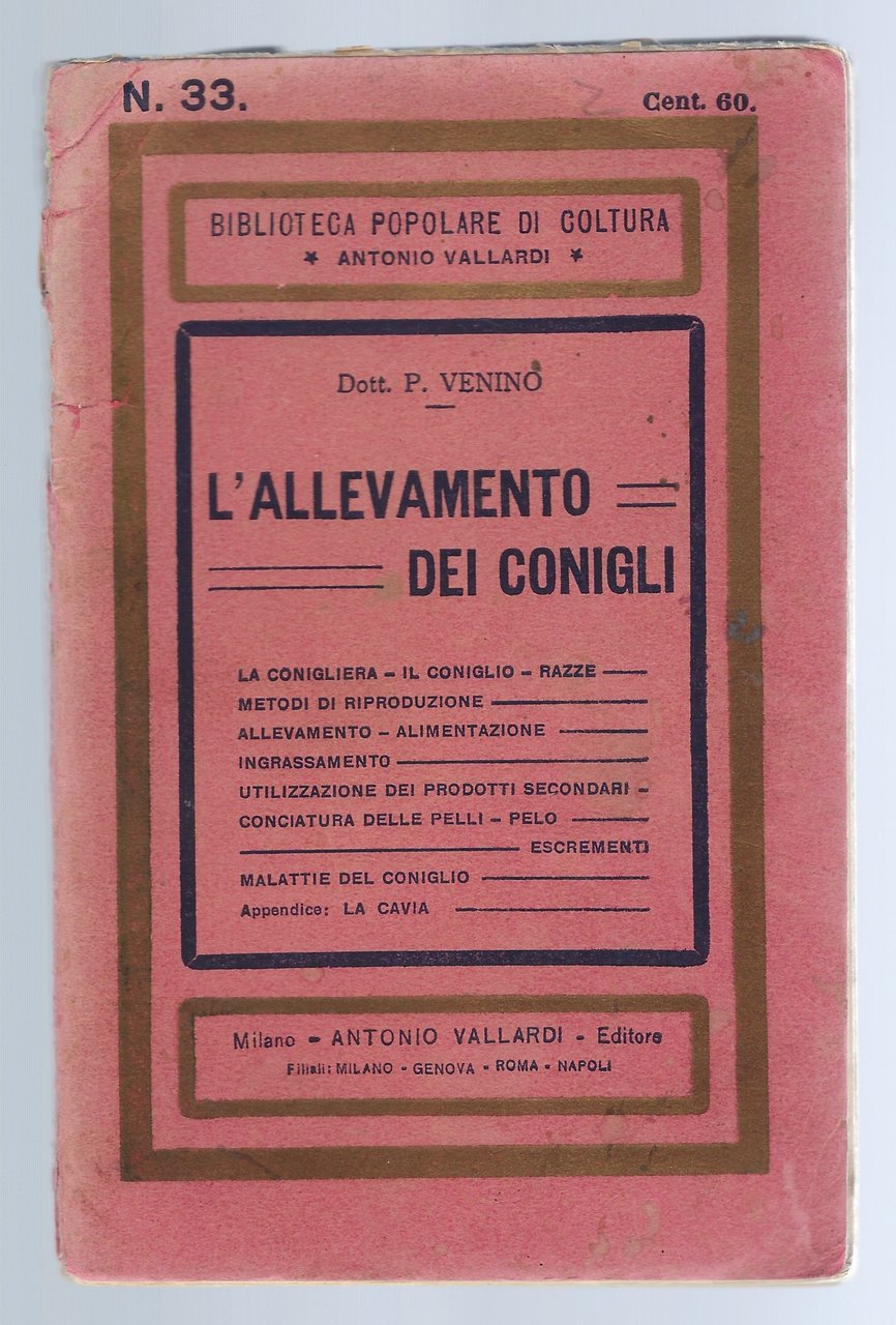L'allevamento dei conigli