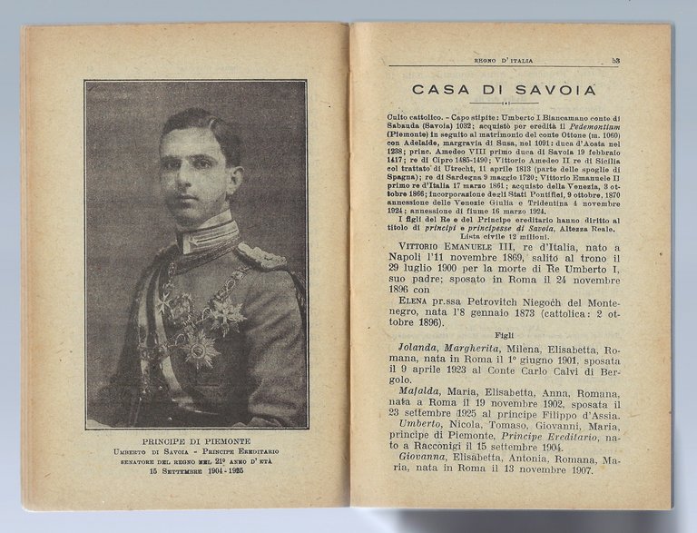L'Antico "Vesta verde" Almanacco-Annuario statistico-genealogico-storico.