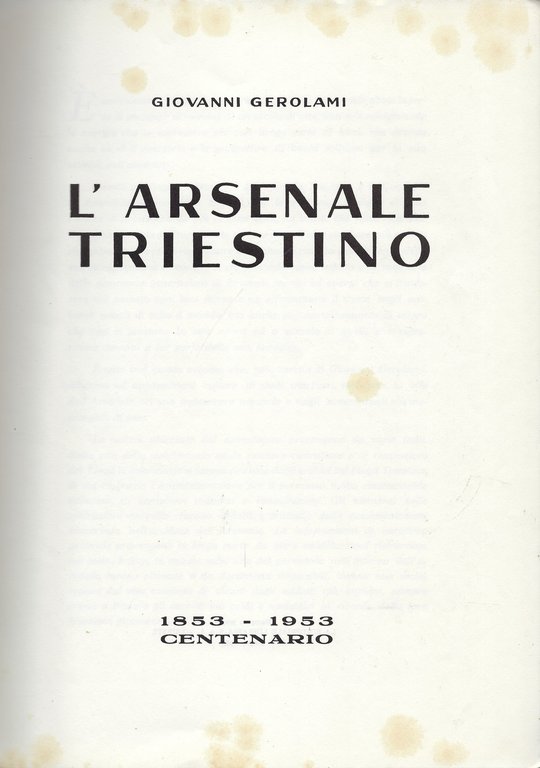 L'Arsenale triestino