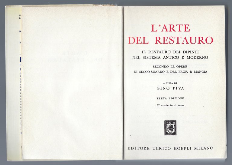 L'arte del restauro - Il restauro dei dipinti nel sistema …
