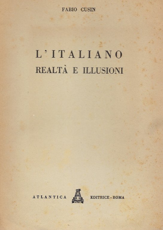 L' Italiano - Realtà e illusioni