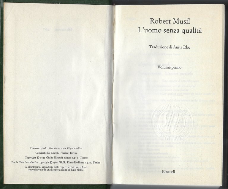 L'uomo senza qualità.