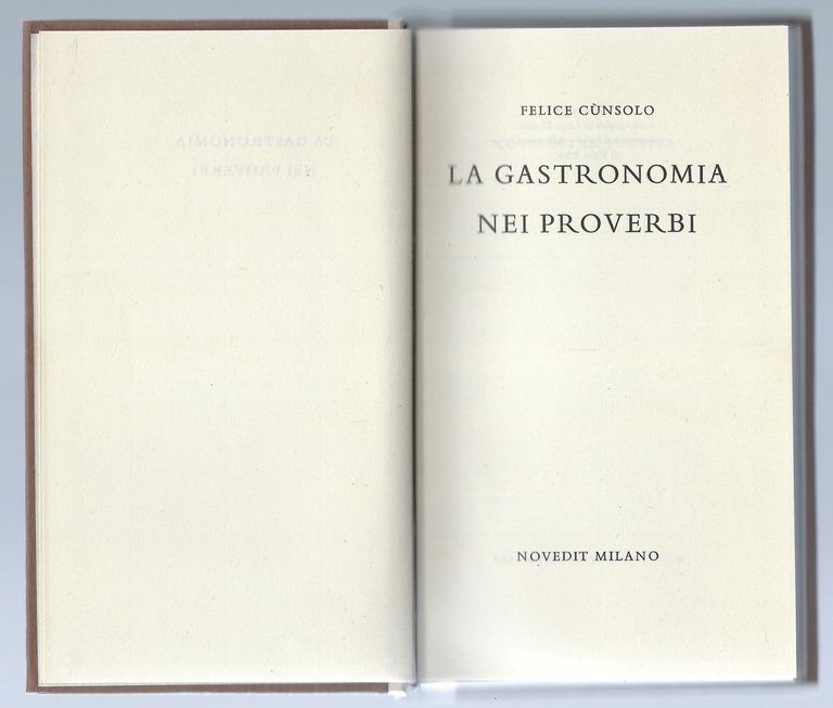 La Gastronomia nei proverbi