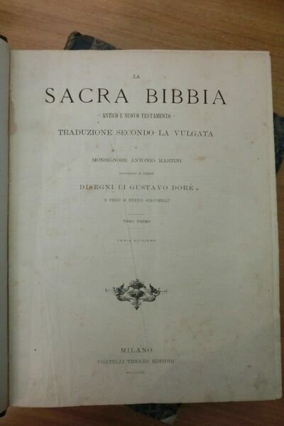 La Sacra Bibbia. Antico e Nuovo Testamento traduzione secondo la …