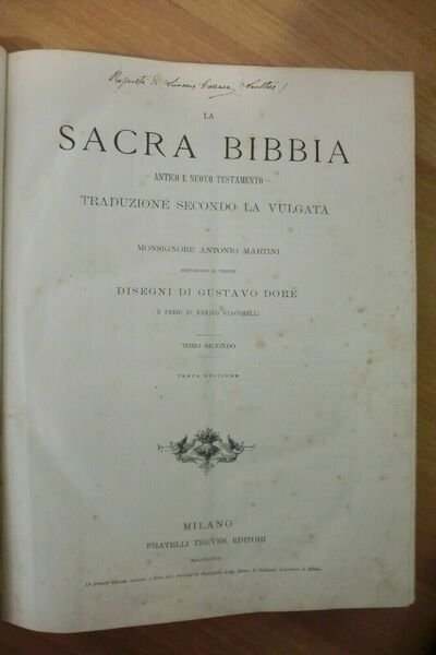 La Sacra Bibbia. Antico e Nuovo Testamento traduzione secondo la …