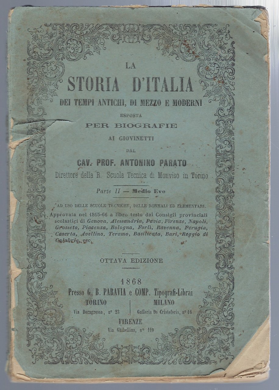 La Storia d'Italia dei tempi antichi, di mezzo e moderni.