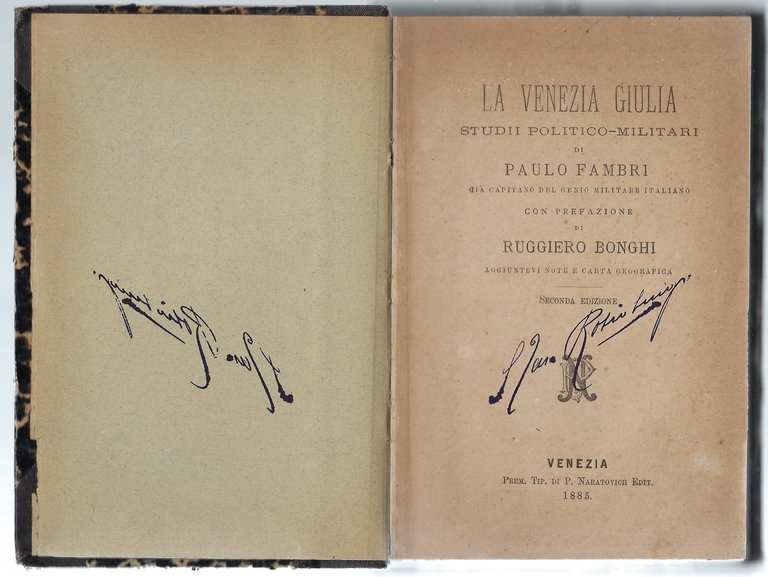 La Venezia Giulia, studii politico-militari.