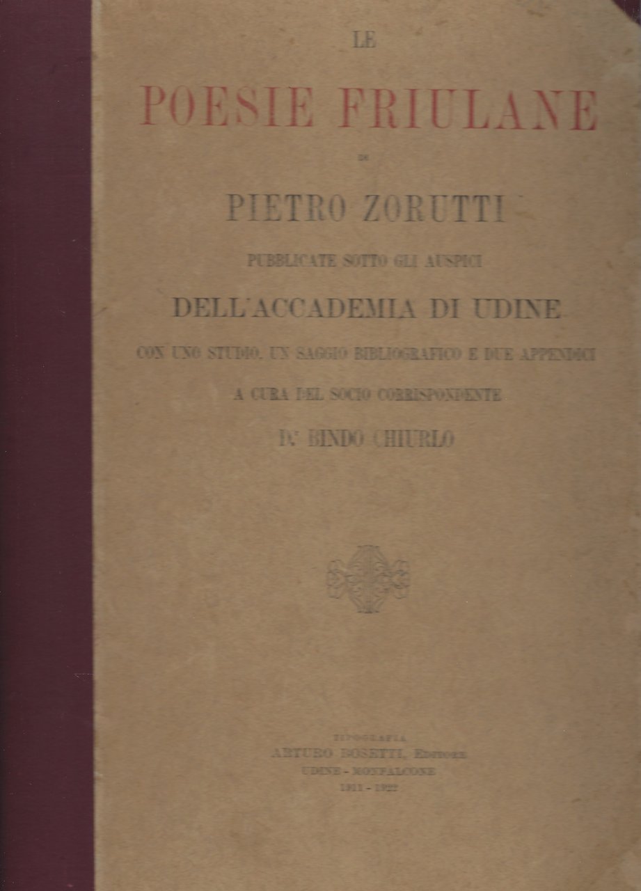 Le Poesie Friulane